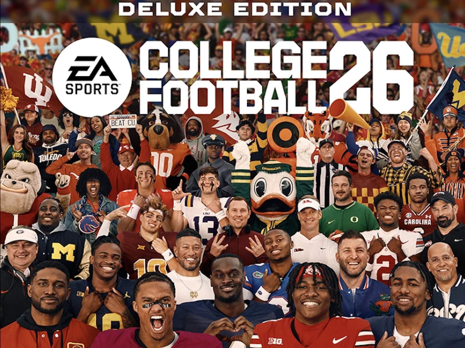 EA Sports College Football 26: Here's your jam-packed cover art